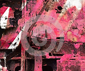 Grunge Industrial Art Background