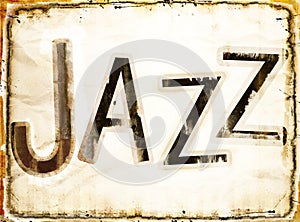 Grunge jazz background