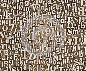 Grunge letter texture