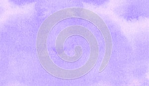 Grunge light purple watercolor background. Aquarelle paint paper texture brush canvas for grunge design, vintage cards templates