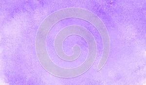 Grunge light purple watercolor background. Aquarelle paint paper texture brush canvas for grunge design, vintage cards templates