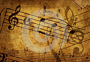 Grunge melody textures and backgrounds