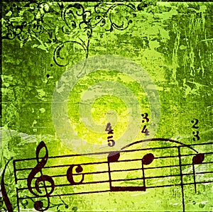 Grunge melody textures and backgrounds