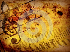 Grunge melody textures and backgrounds photo