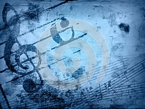 Grunge melody textures and backgrounds