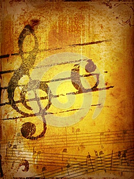 Grunge melody textures and backgrounds