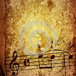 Grunge melody textures and backgrounds