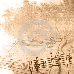 Grunge melody textures and backgrounds