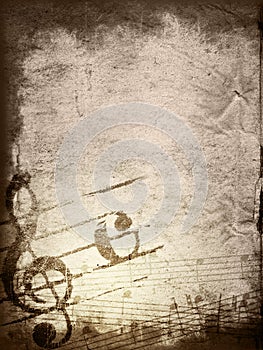 Grunge melody textures and backgrounds