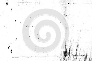 Grunge metal and dust scratch black and white texture background