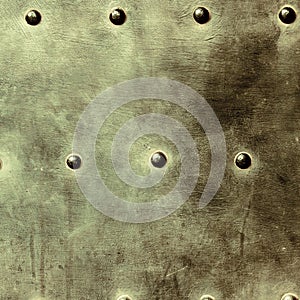 Grunge metal plate as background texture