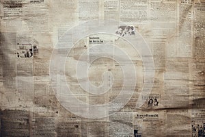 Grunge news paper texture. Abstract background for design and ideas