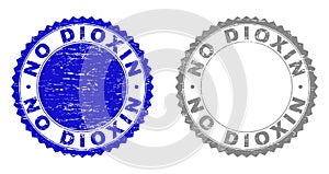 Grunge NO DIOXIN Textured Stamp Seals