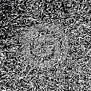 Grunge noise pattern. Abstract vector texture background in black and white