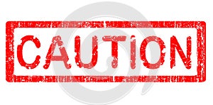 Grunge Office Stamp - CAUTION