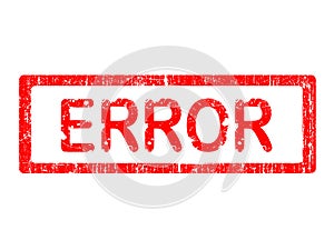 Grunge Office Stamp - ERROR