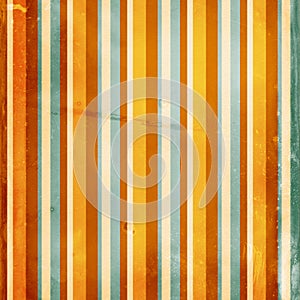 Grunge orange striped background