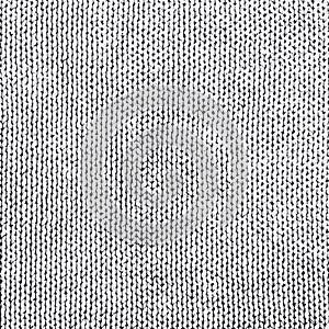 Grunge overlay texture of weaving fabric. Abstract halftone vector illustration