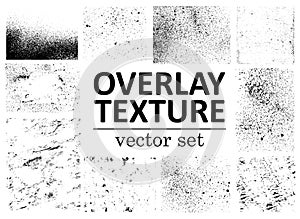 Grunge overlays vector