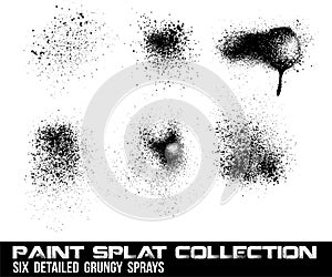 Grunge Paint Splatter Collection photo