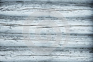 Grunge pastel blue wood planks texture background
