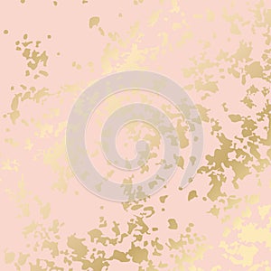 Grunge Pattina. Vector background for your design. Gold RetroTexture.