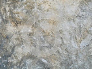 Plastered cement concrete wall background texture. Renovation, process.