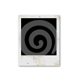 Grunge Polaroid Blank Frame