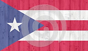 Grunge  puerto rico flag