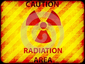 Grunge radiation warning