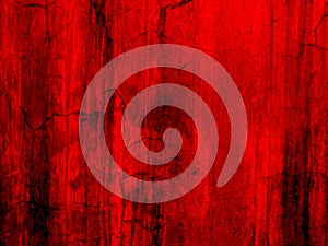 Grunge red and black wall texture of concrete floor background for creation abstract.