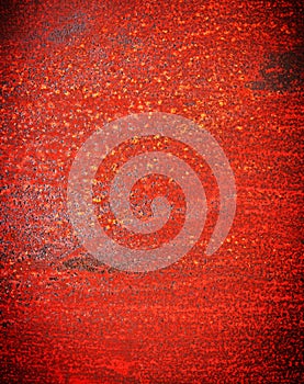 Grunge red metal background