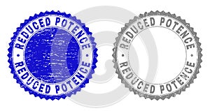 Grunge REDUCED POTENCE Scratched Stamp Seals