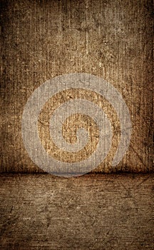 Grunge room interior