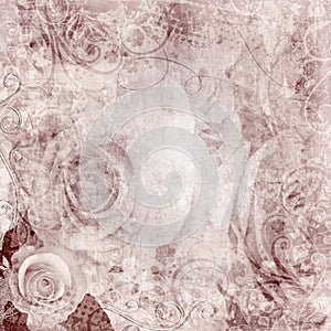 Grunge Roses Background ( 1 of set)