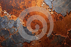 Grunge rusted metal stone wall background texture wallpaper