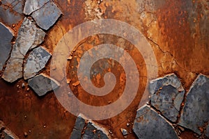 Grunge rusted metal stone wall background texture wallpaper