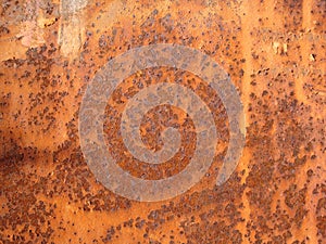 Grunge rusted metal texture. Rusty corrosion and oxidized background. photo