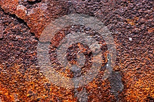 Grunge rusted metal texture. Rusty corrosion and oxidized background. Worn metallic iron rusty metal background