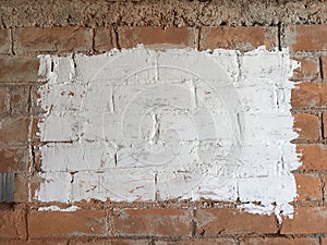 Grunge and rustic mud brick wall background