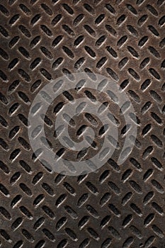 Grunge Rusty Diamond Plate