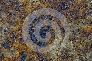 Grunge rusty metal plate