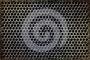 Grunge rusty perforated background