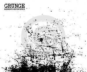 Grunge scratch elements background and texture . Vector