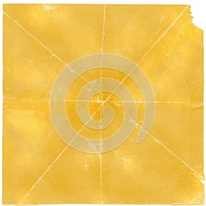 Grunge Simple Neutral Torn Paper Gold Folded Background