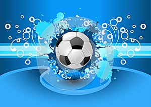 Grunge Soccer background