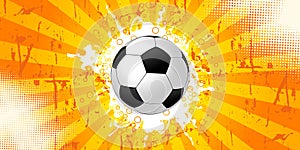 Grunge Soccer background