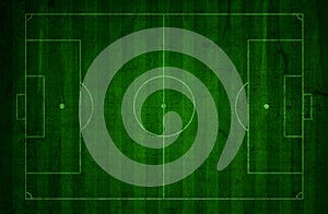 Grunge soccer pitch background