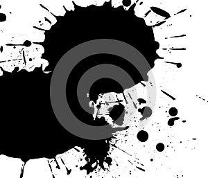 Grunge splash vector