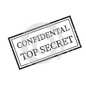 Grunge stamps `Confidential top secret